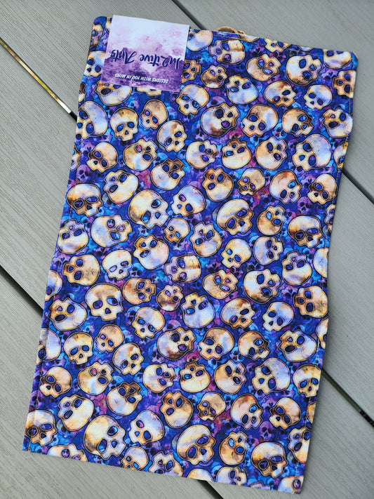 Medium Blue Skulls Wrap