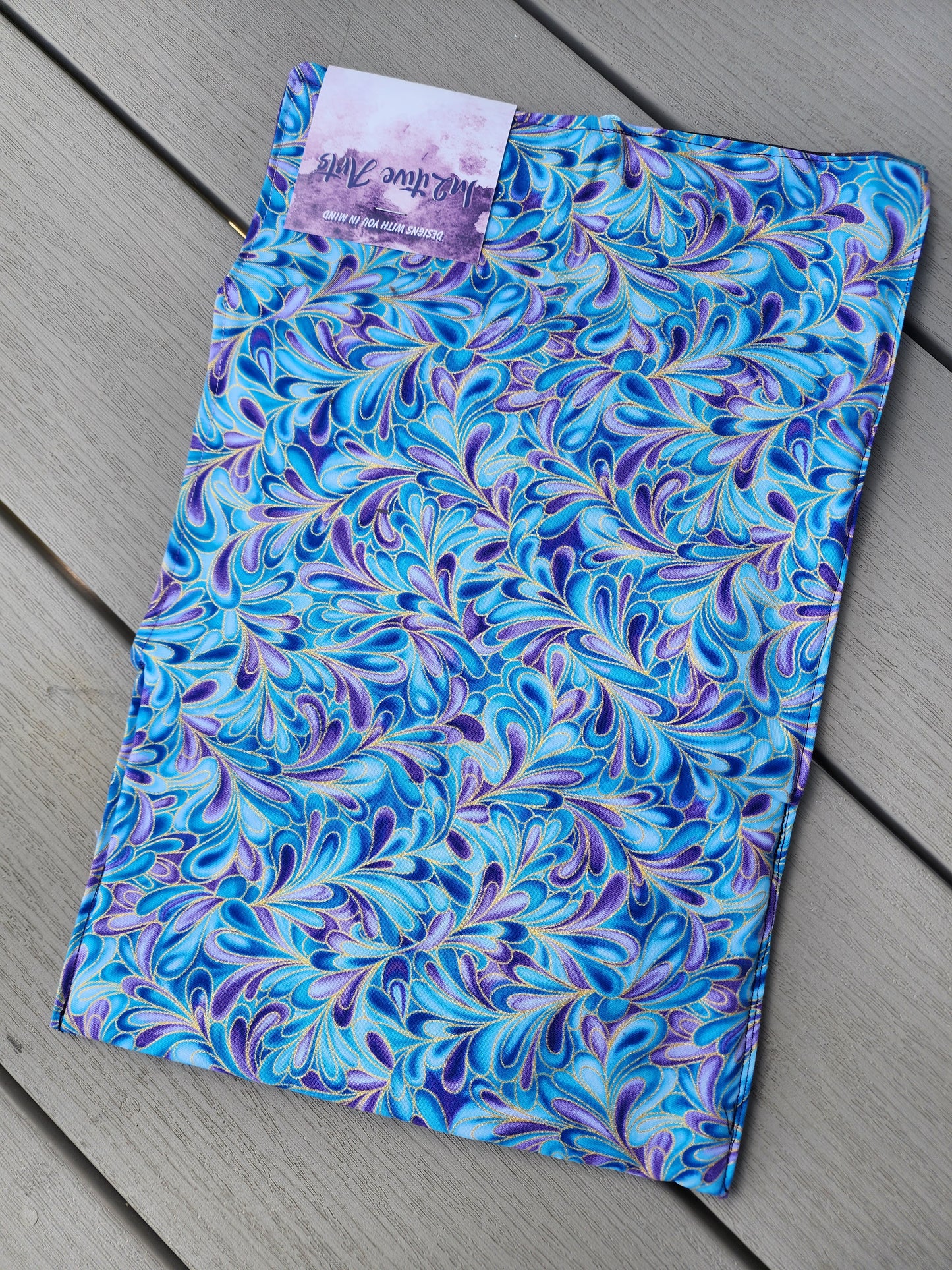 Medium Blue & Purple swirl Wrap